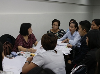 กิจกรรมติดตามความก้าวหน้าและพบผู้ทรงคุณวุฒิKM