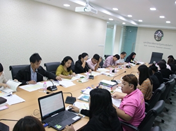 ประชุมจัดทำคำอธิบายตัวชี้วัดประจำปีงบประมาณ
พ.ศ.2562