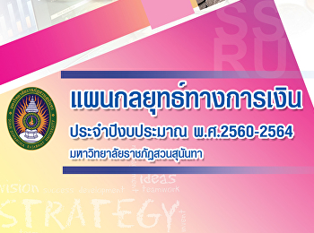 แผนกลยุทธ์ทางการเงิน 2560-2564
ทบทวนกันยายน 2561