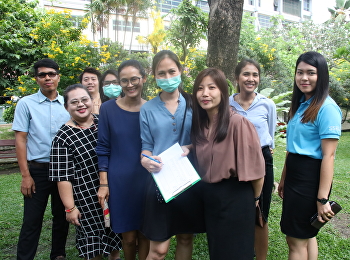 บุคลากรกองนโยบายและแผนร่วมการฝึกซ้อมอพยพหนีไฟ