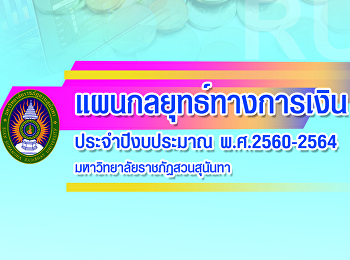 แผนกลยุทธทางการเงิน2560-2564มหาวิทยาลัยราชภัฏสวนสุนันทา