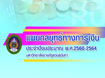 แผนกลยุทธทางการเงิน2560-2564มหาวิทยาลัยราชภัฏสวนสุนันทา