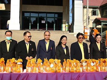 บุคลากรกองแผนร่วมทำบุญเนื่องในวันคล้ายวันพระราชสมภพ