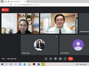 Meeting to discuss ways to organize a
learning exchange program