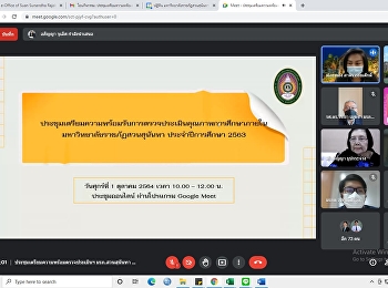 ประชุมเตรียมความพร้อมรับการตรวจประเมินคุณภาพฯ