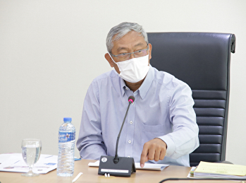 ประชุมมอบหมายงานที่เกี่ยวข้องกับกองแผน